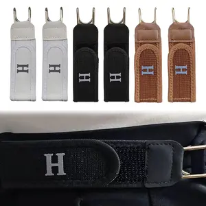 Buckleless Belt Hook, Tactical Metal Hook Elastic Belt - Unisex Buckle-Less Invisible Waist Belt for Work, EDC, Outdoor Adventures, Soft Adjustable Side, 2PCS Gift for Men & Women, Perfect Valentine's Day Gift Elastic Belt (Unisex)