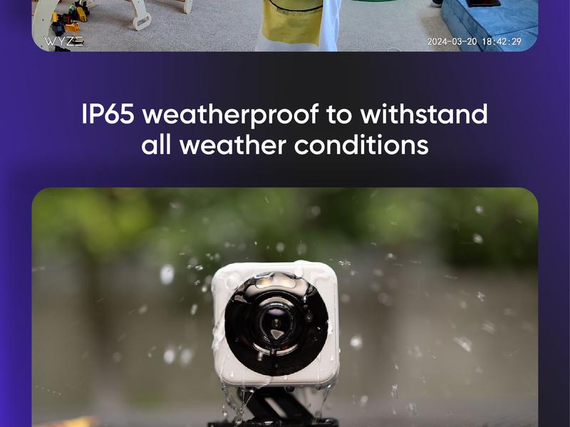 Wyze Cam v4 — Wired 2K HD Smart Home Camera, Indoor/Outdoor Use, Pet/Baby Monitor/Security, Spotlight/Siren, Color Night Vision, Local/Cloud Storage Wyze Cam v4 — Wired 2K HD Smart Home Camera, Indoor/Outdoor Use, Pet/Baby Monitor/Security, Spotlight/Siren, Color Night Vision, Local/Cloud Storage