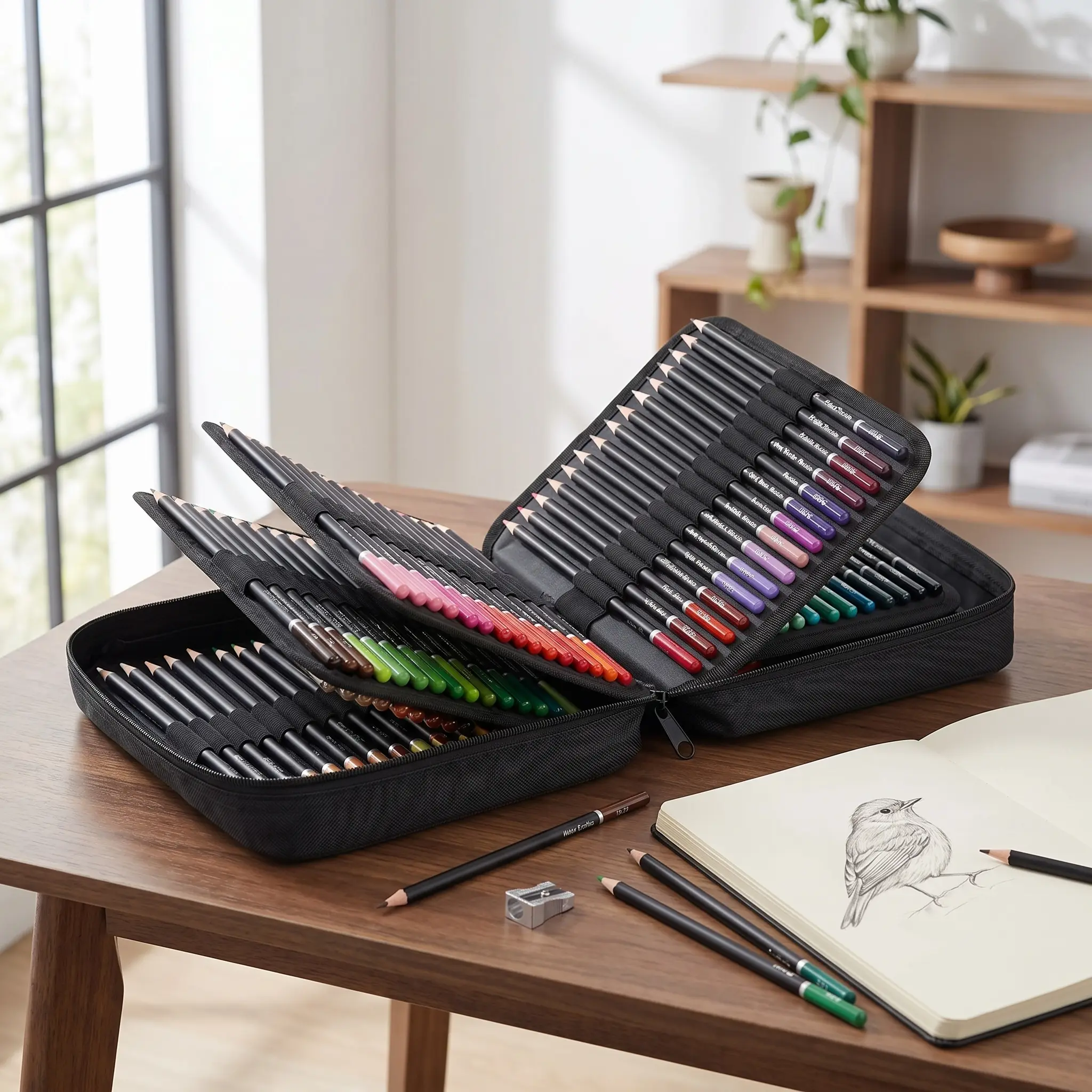 120PCS Multi Color Pencils Set - Soft Core Oil-Based, Blending & Shading Office Stationery Art Supplies for Beginners & Adults (For Coloring Books), Multi Color Set