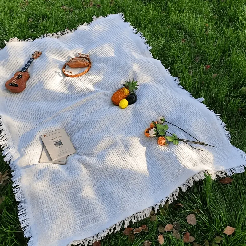 Bohemian style blanket, picnic blanket, Picnic Essentials, camping blanket, sofa blanket, nap blanket, air conditioning blanket, beach mat, tapestry, thick and soft, non fading and non pilling, home decoration, Camping accessories, Travel Accessory