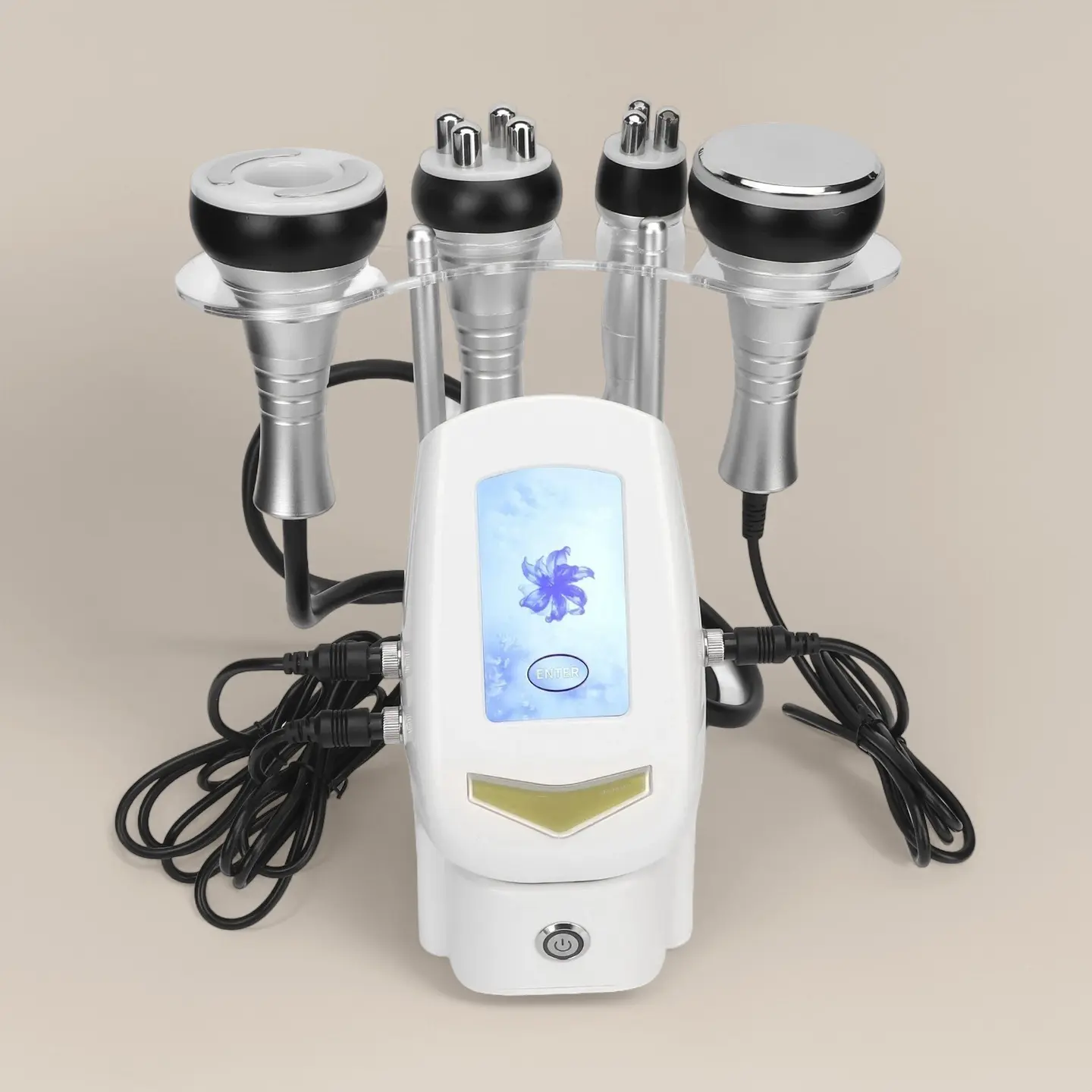 4 In 1 Handheld Body Roller & Lymphatic Drainage Tool, Electric Gua Sha Massager for Face and Body, Professional Beauty Instrument with US Plug, Face & Body