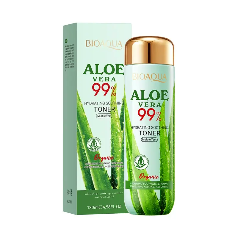 Hydrated Ever Hydrating Toner - 99% Aloe Vera Extract & Hyaluronic Acid, Moisturizer for Sensitive Care, Skin Repair, Redness Relief & Radiant Complexion, 4.58 oz, All Skin Types