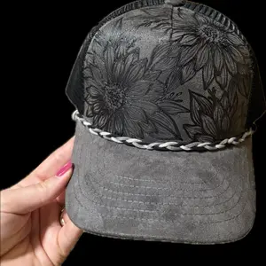 Burned Baseball Cap