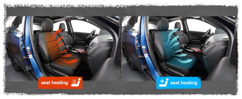 EKR Semi-Custom Seat Covers Leathette Cotton Polyester Waterproof Stain-Resistant Car Protectors Fits 99% Sedans Easy Installation Scratch-Resistant Multi-Color Upgrade