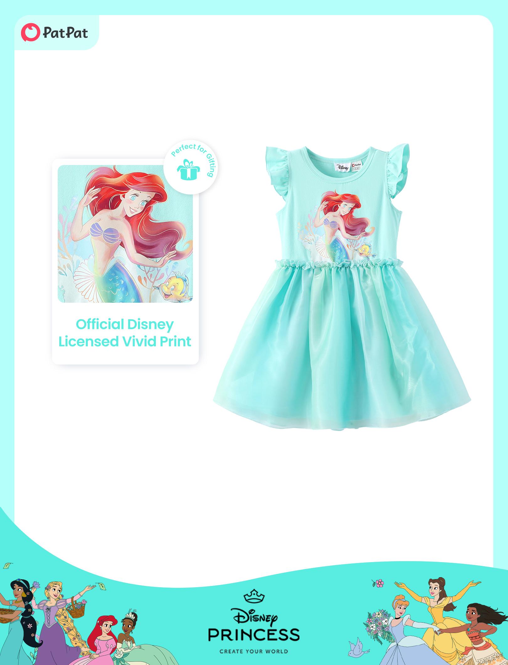 Disney Princess & Minnie Mouse Girls Dress Collection – 5 Unique Styles: Ariel, Snow White, Cinderella, Minnie Mouse Tulle & Sundress Sets for Toddler & Big Kids (2T-14Y)