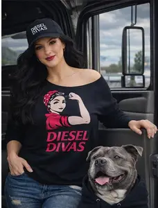 All-Over Print Oversized Women's Off-Shoulder Sweatshirt