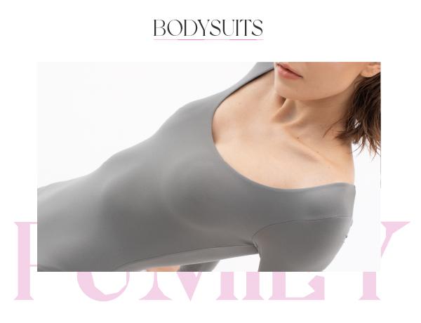 PUMIEY Women's Scoop Neck Long Sleeve Bodysuit Body-hugging Sexy Tops Womenswear Longsleeves Comfort Basic Underwear Lady Minimalist bodysuit  chanclas TikTokShopHolidayHaul