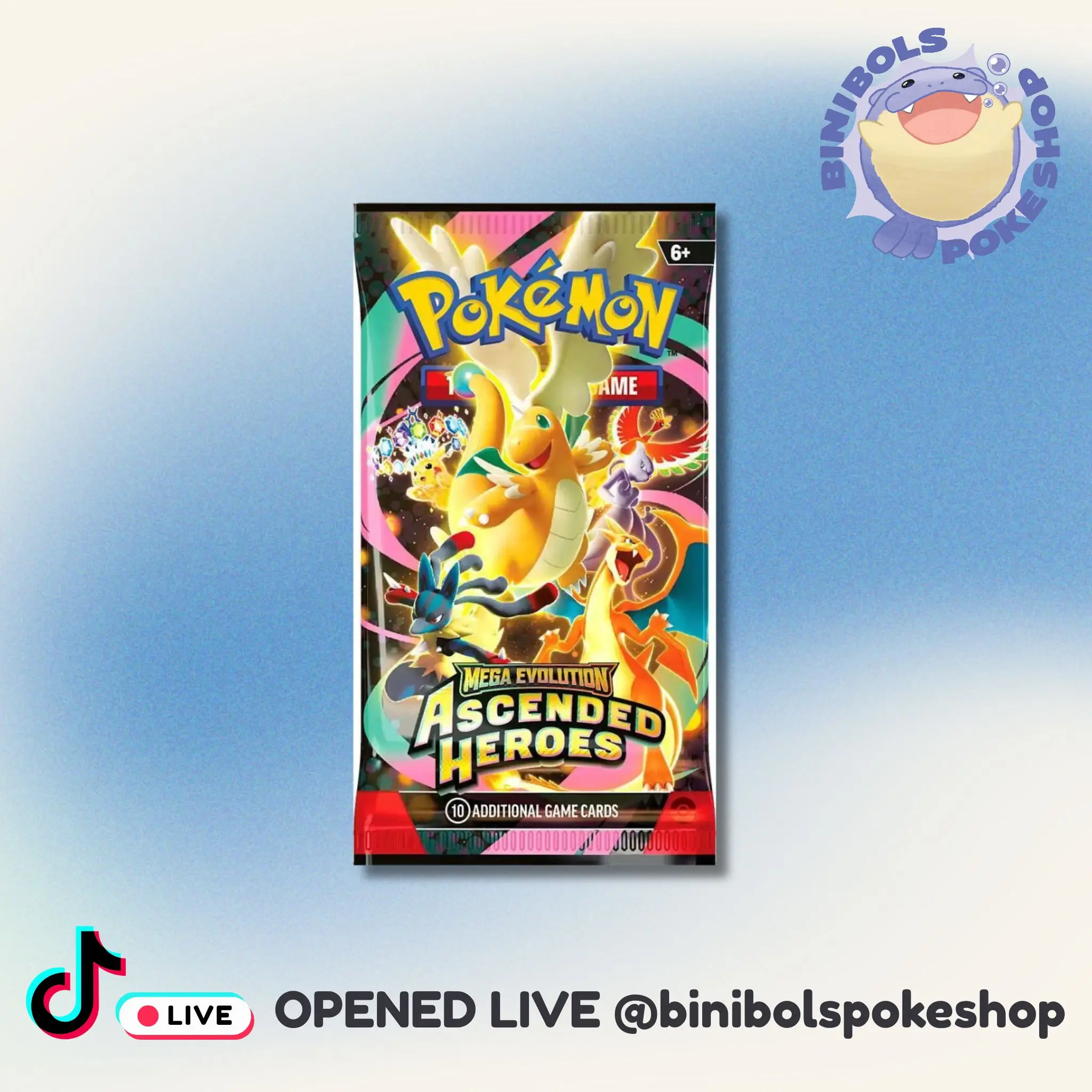 Ascended Heroes Booster Pack - TikTok Shop
