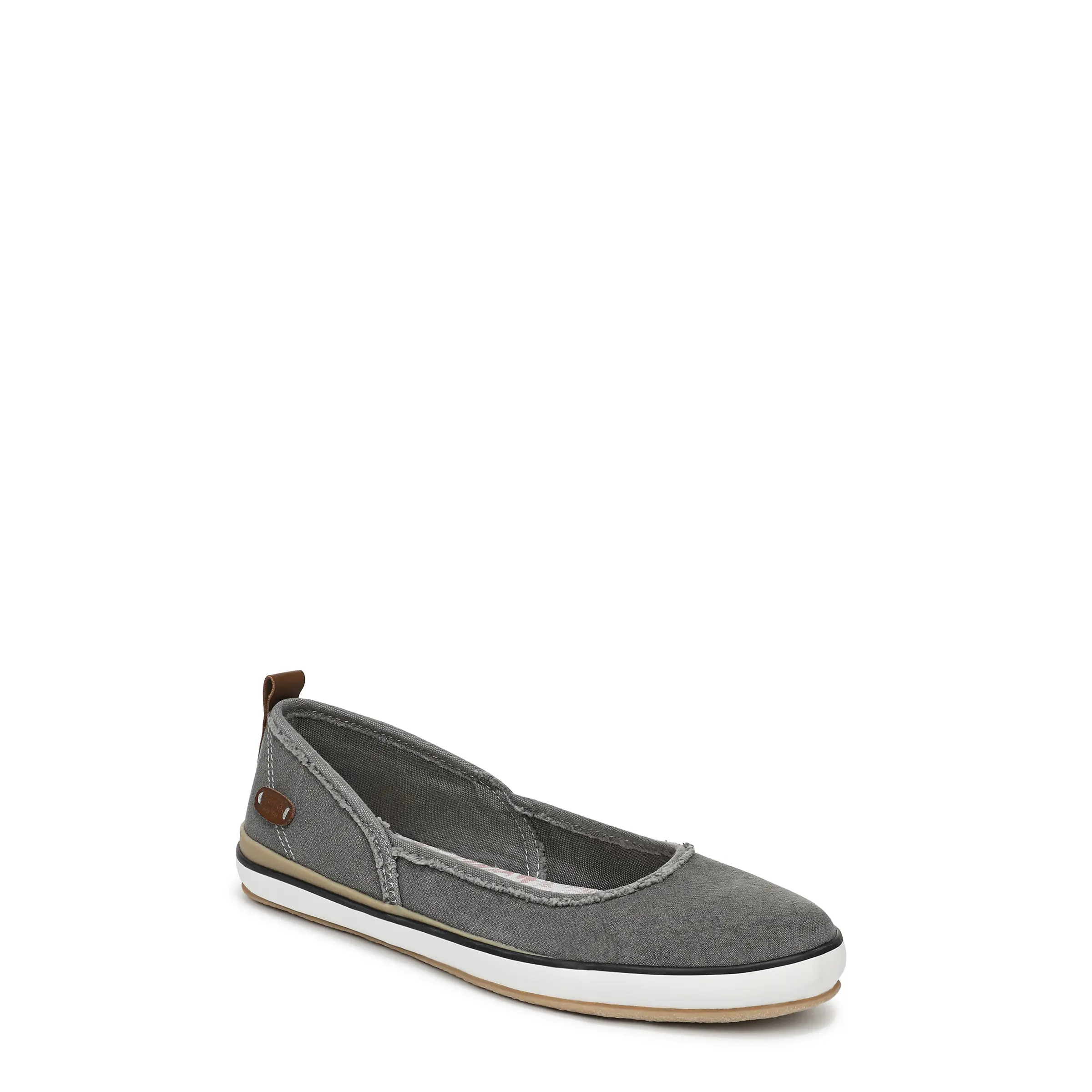 Blowfish Malibu Women's Ez Does It Slip On Flats, Casual Linen Fabric Shoe with Rounded Toe and 0.70-Inch Sporty Platform, Back Pull Tab, Casual Flat, Daily Activities, Everyday Wear, Grippier Sole, 0.70 Inches, Ballet Shoes, Daily Wear, Everyday Walk, Pu