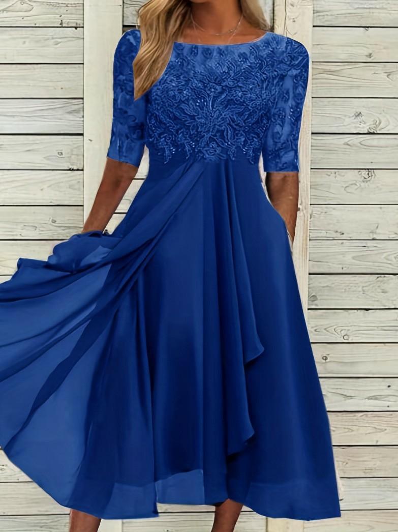 DC DUMPECCI Womenswear Trendy Deep V-Neck Lace Maxi Dress | Slim Fit Chiffon Gown for an Elegant Lady Outfit, Perfect as Bridesmaid or Party Dress Chic Green Chic