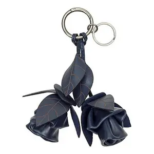 Patricia Nash Laced Rose Leather Bag Charm