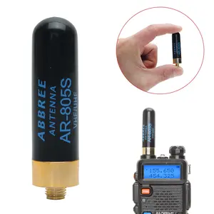 ABBREE Mini Walkie Talkie Antenna AR-805S SMA- Female Dual Band High Gain Antenna For Baofeng BF-888S UV-5R MINI UV-21 PRO UV32 Ham Radio