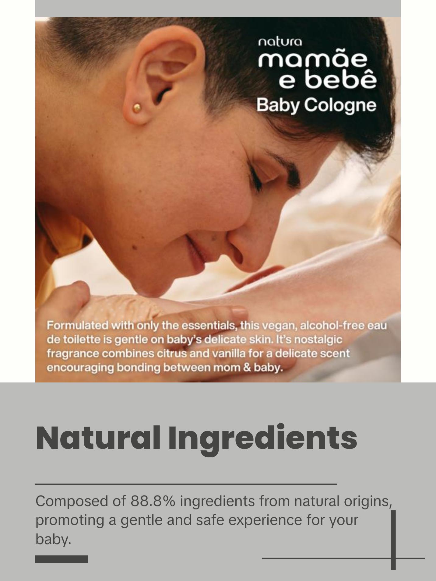 Natura Baby Cologne and Moisturizer - After Shower Care