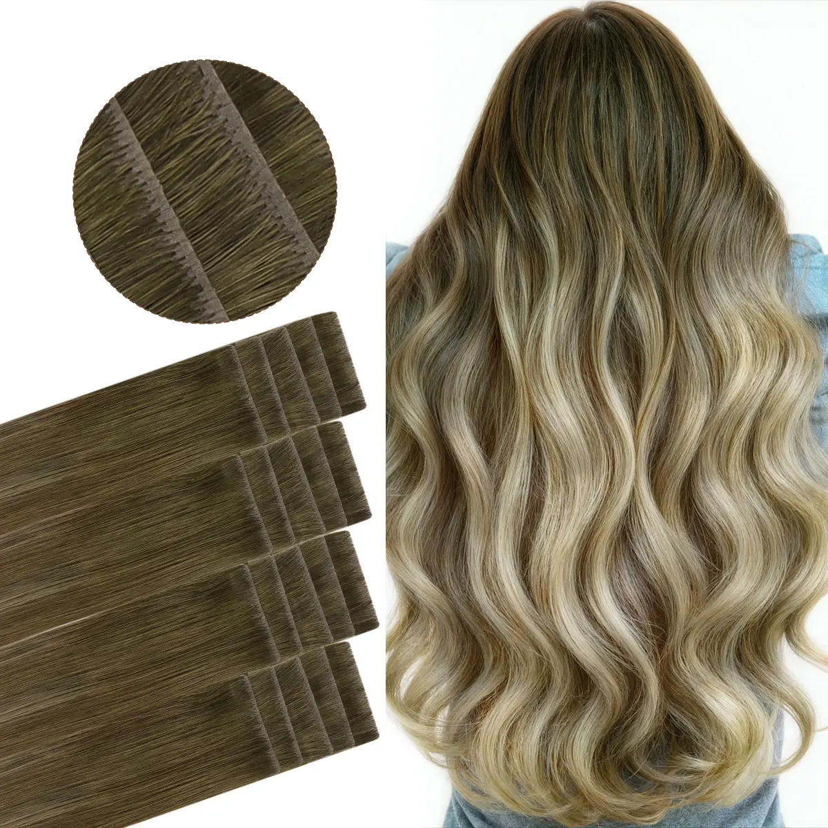 3/8/613-Bleach Blonde Balayage