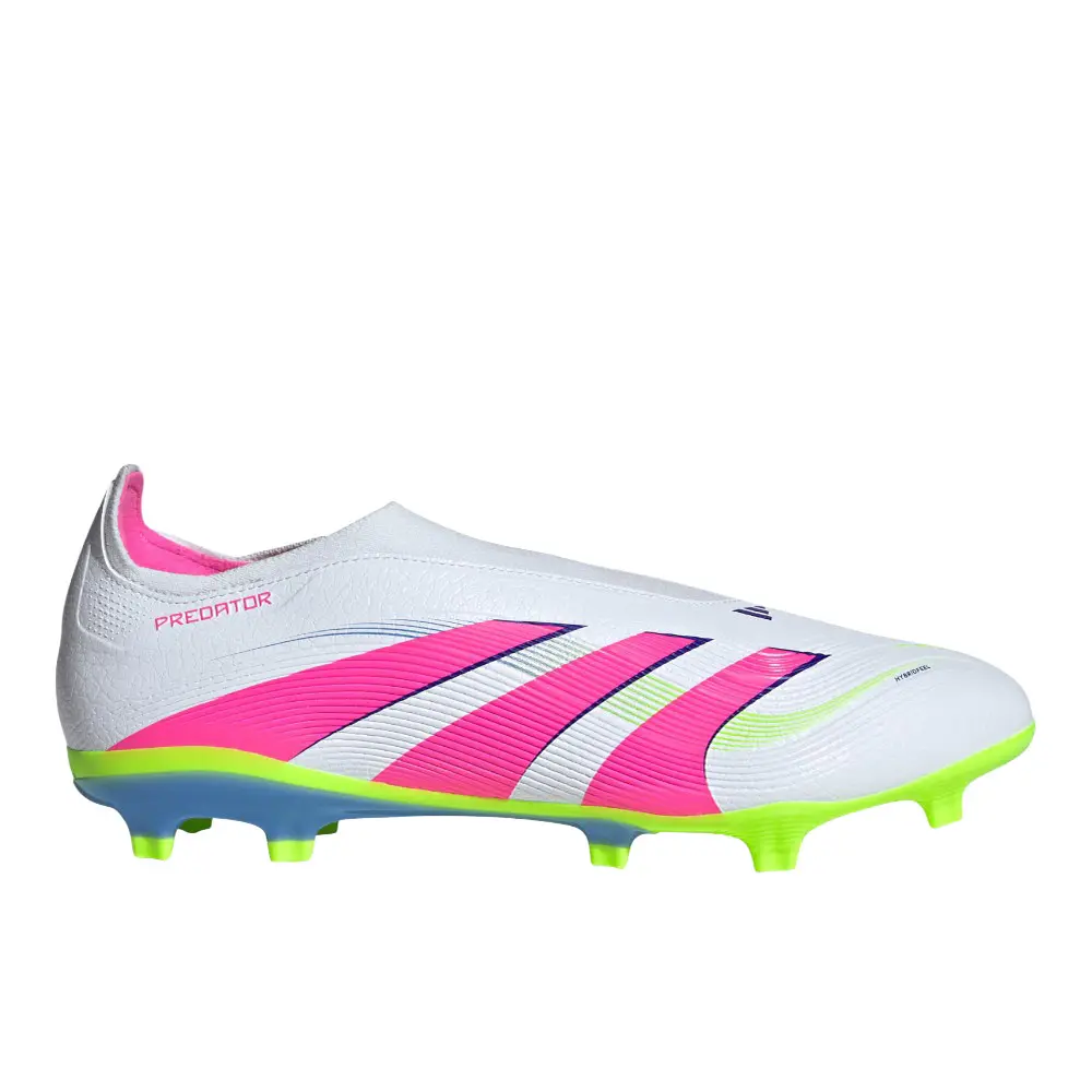 adidas Mens Predator League Laceless FirmMulti-Ground Soccer Cleats  - White