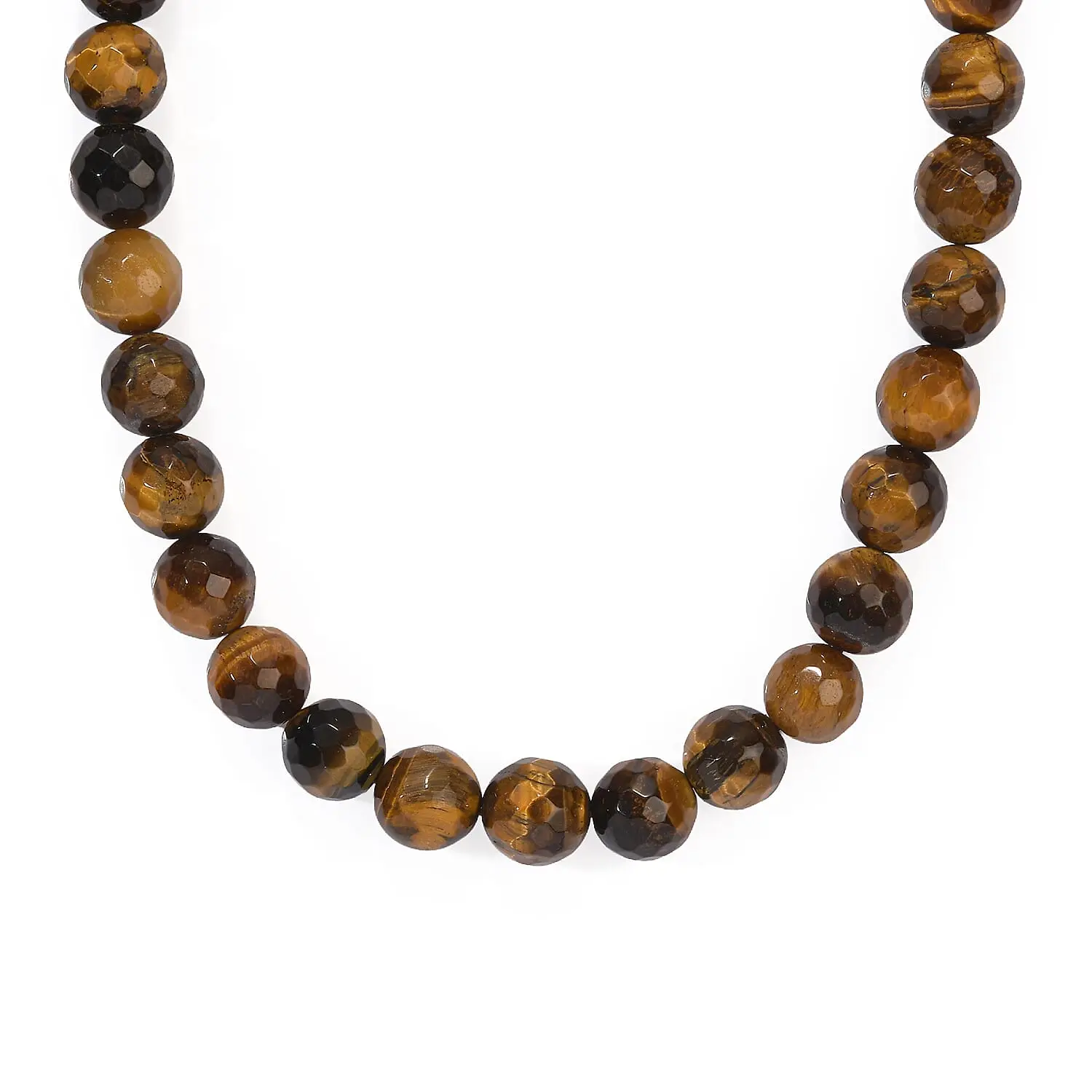 Tigers Eye Beaded Necklace (15 Inches) 275.40 ctw
