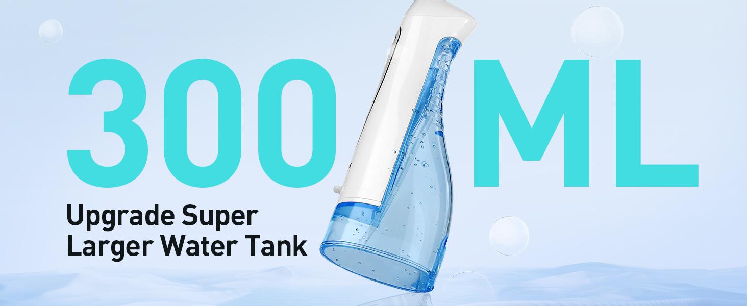 COSLUS CX20 Water Flosser Teeth Pick: with Lightweight Handle,HandlePortable Cordless Oral Irrigator,Includes Five Nozzle（Tongue Cleaner),Rechargeable Travel Irrigation Cleaner IPX7 Waterproof Electric Flossing Machine for Teeth Cleaning,White