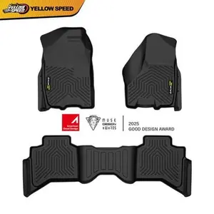 TPE All Weather Floor Mats Fit For 2009-2022 Ram 1500 Quad Cab/2019-2022 Classic
