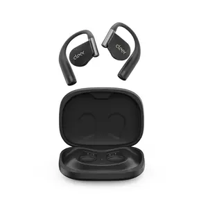 Cleer ARC 4 Open Ear Earbuds,True Wireless Bluetooth Earphones, Earhook Earbuds with 32H Playtime, IPX7 Waterproof Sports Headphones for Workout, EQ,