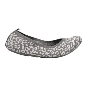 PUMA Womens Iliana Leopard Ballerina Flats Casual - Grey