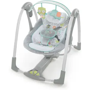 Ingenuity Swing 'n Go Portable 5-Speed Baby Swing with Nature Sounds - Hugs &