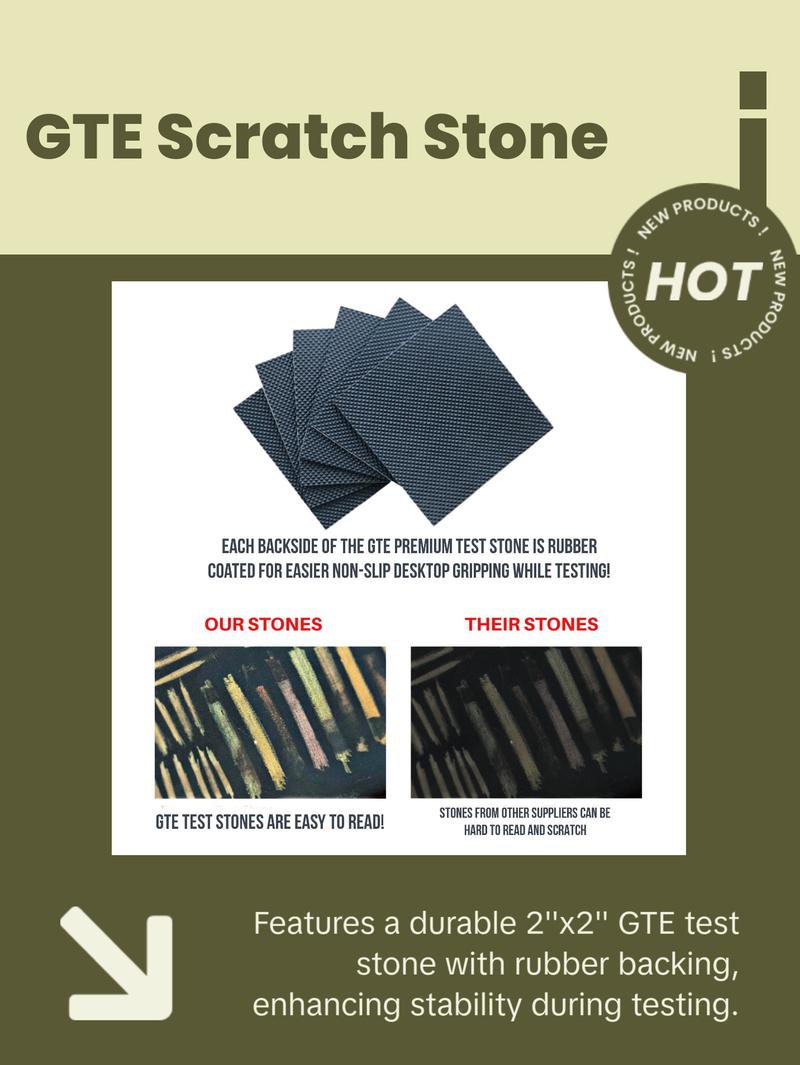 JSP Silver & 14K Gold Jewelry Appraisal Kit with 999 925 Sterling Solution & GTE Scratch Stone for Precious Metals Testing