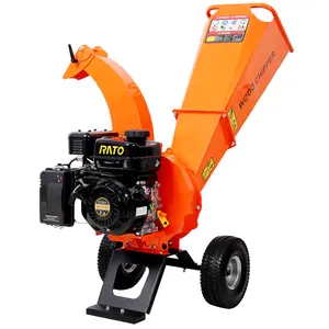 Wood Chipper Shredder Mulcher Heavy Duty 7 HP 212cc Gas Powered 3 Inch Max Capacity, EPA certificated engine