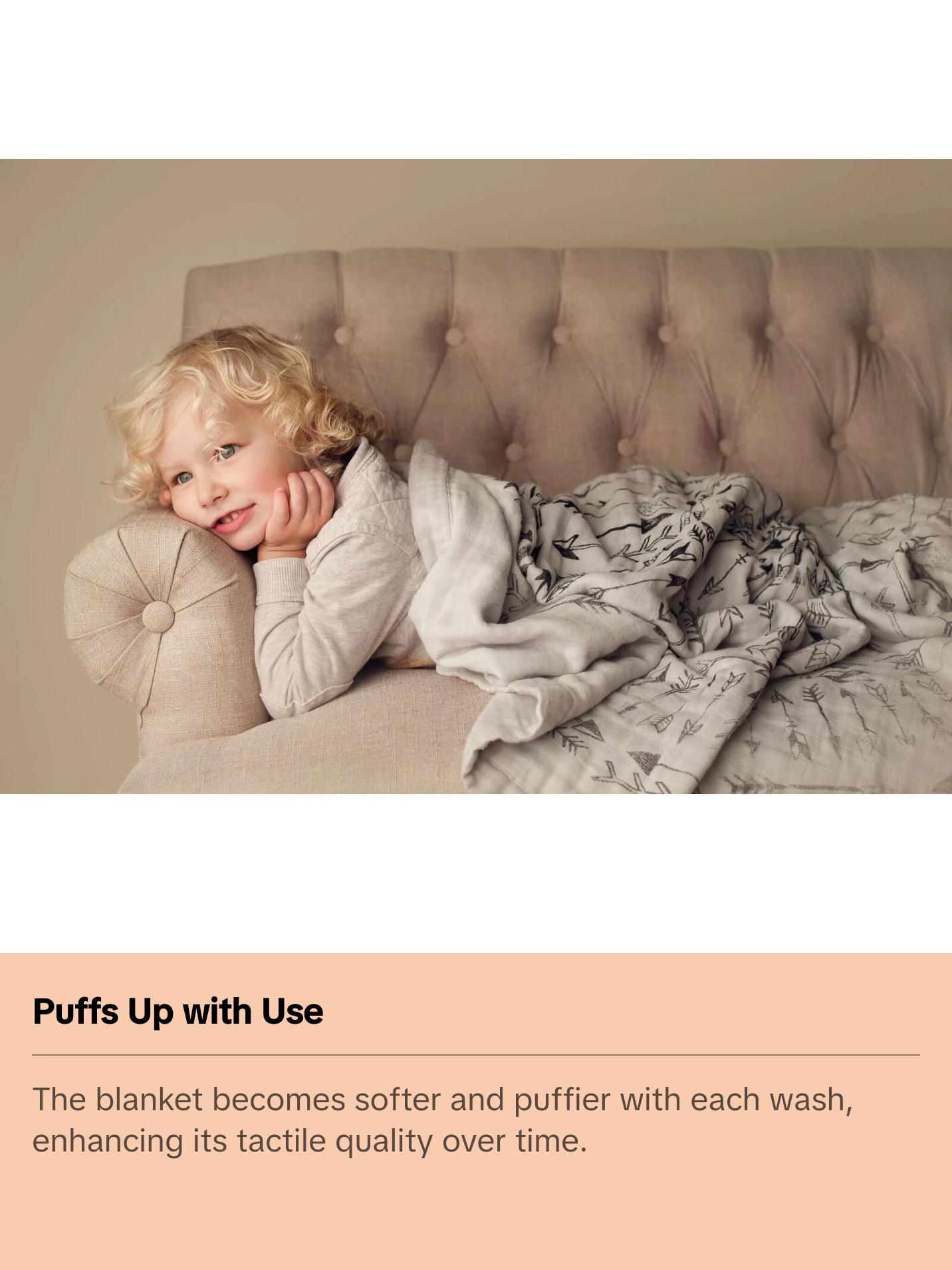 Faded Arrow Happy Cloud Luxury Blanket