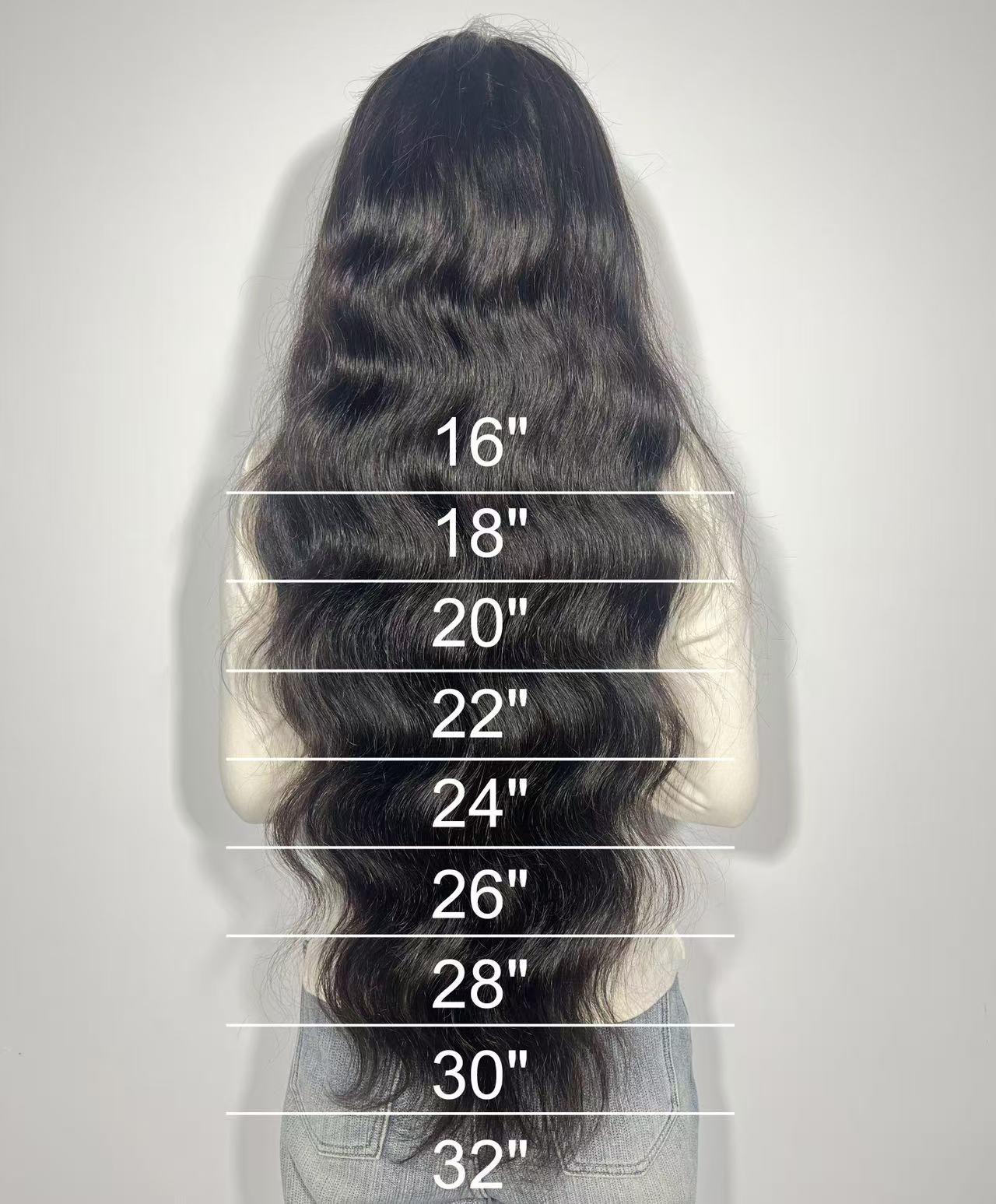 [Super Deal] Hot Star Body Wave 13x6 HD Transparent Lace Front Natural Black Color Wig Pre Plucked Human Hair Wigs For Women