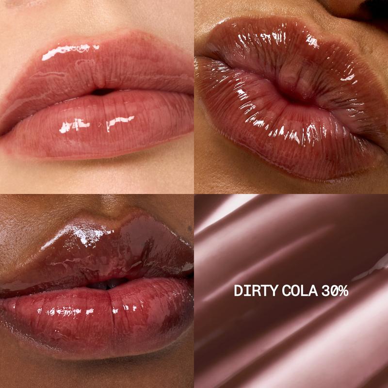 [TikTok Shop Exclusive] fwee Voluming Gloss Cola Duo — Cherry Cola & Dirty Cola (30% / 70% Pigment Options) | Hydrating, Non-sticky, Line Smoothing | Stocking stuffers, Gift