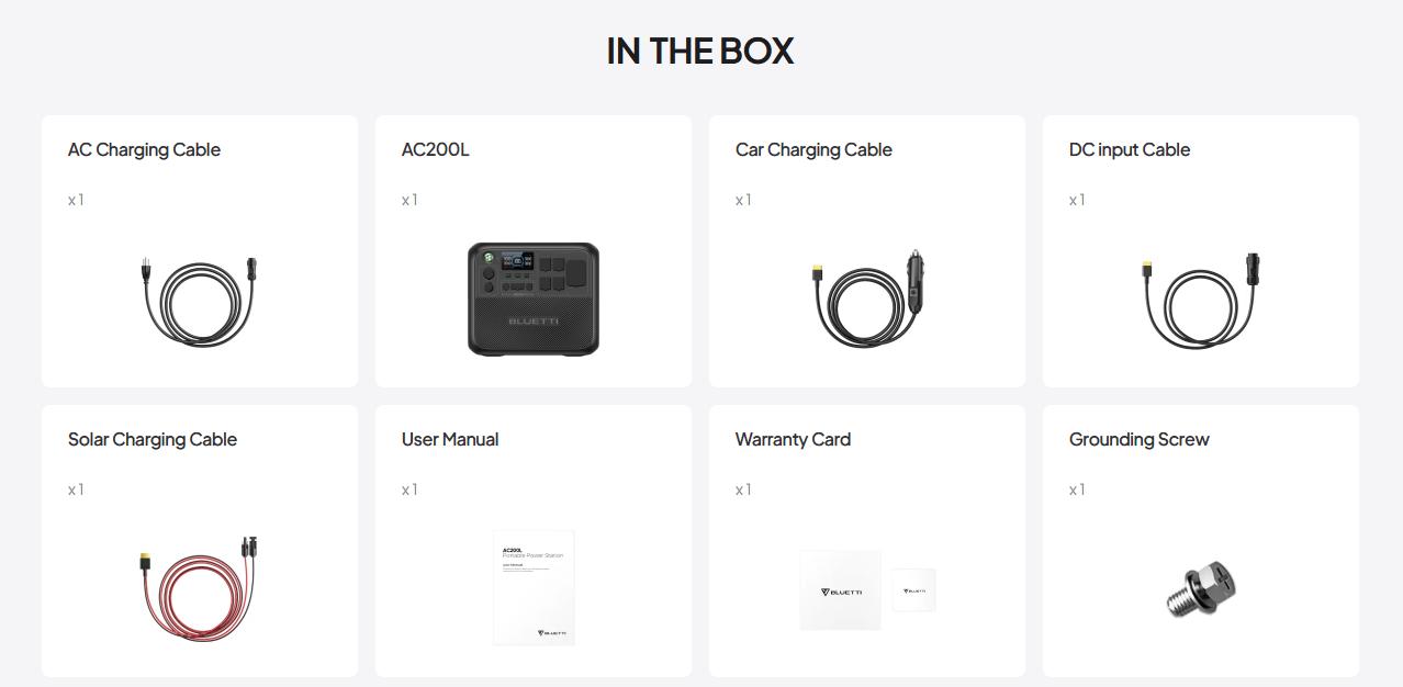 （Live）BLUETTI AC200L Portable Generator 2048Wh for Home Use with Warrenty & Versatile Charging Speed Output Power Quiet Operation Energy Efficiency