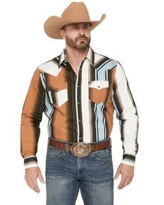 Cody James Men's Barrett Striped Long Sleeve Snap Western Shirt - Cjsp26w16-Multi