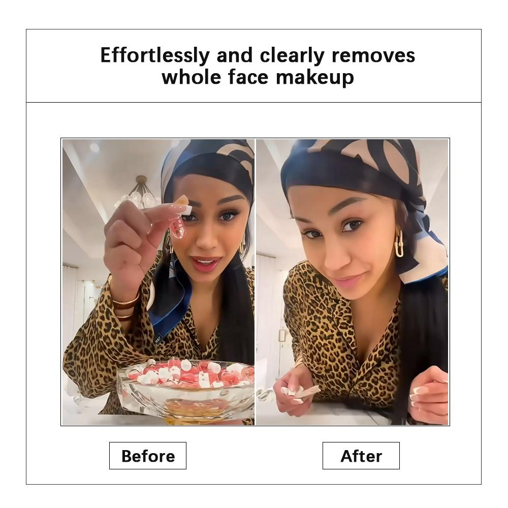 Cardi B with Cistto Mini Makeup Remover, Nourishing and Gentle for Sensitive Skin&All Skin Types, Mascara,Removal Springtok Moisturizing Cleansing Oil Cosmetic