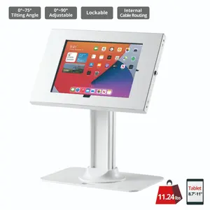 SIIG CE-MT3N11-S1 Security Lockable Countertop Kiosk Stand Holder for iPad