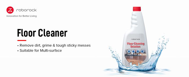 roborock Official Floor Cleaning Solution, Floor Cleaner for Hardwood Tile Hardfloor, Compatible Robot Vacuums with Mopping and Wet Dry Vacuum, 16.2 FL OZ, Dilution Ratio 1:200