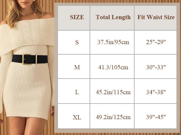JASGOOD Women Wide Chunky Belt for Dresses Fashion Thick Suede Belt with Gold Buckle