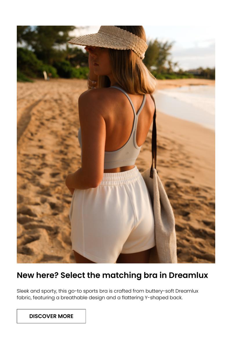 Colorfulkoala Dreamlux Y-Back Sports Bra with Removable Cups, Light Support, A–C Cups