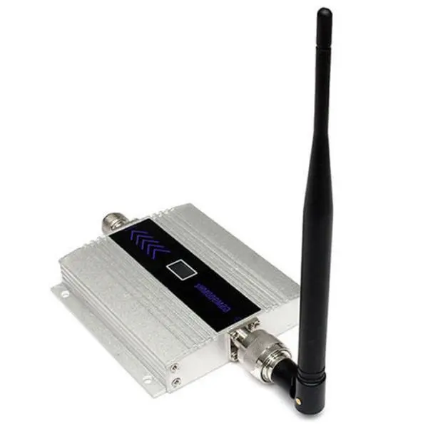 Silver-white signal amplifier 2G 3G 4G mobile phone signal booster receiver
