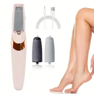 Rechargeable Electric Feet Callus Remover, Portable Electronic Foot File, Quickly Removes Dry, Chapped Skin, Nail Care & Pedicure Tools, For Home & Salon Use