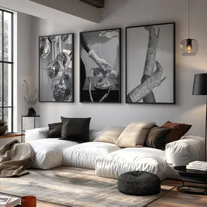 Black & White Luxury Fashion Poster Unframed  Set of 3 | Luxury Fashion Poster Unframed , Designer Wall Art, Hypebeast Decor, Cool Girl Wall Art