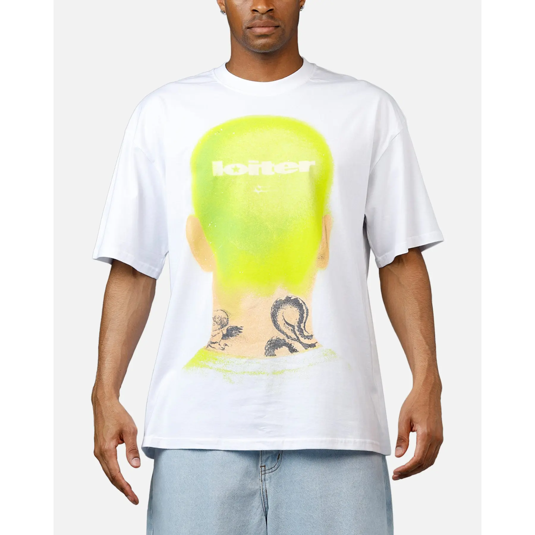 Loiter Backview T-Shirt White
