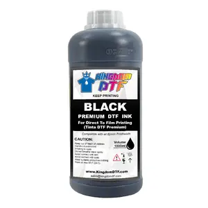 DTF Black Ink Liter (1000ml) - Premium High-Quality Ink for Direct-to-Film Printing