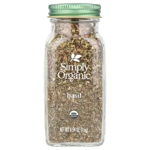 Simply Organic Basil, 0.54 oz (15 g)