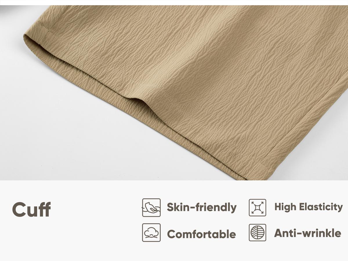 JMIERR Mens 2 Piece Short Sets Short Sleeve Shirts and Shorts Summer Beach Vacation Texture Outfits