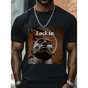 Classic Graphic T-Shirt Featuring Kobe Moment Lightweight Black Crew Neck Tee for All-Season Comfort Ideal for Casual Sport Outfits Streetwear Crewneck Tshirt