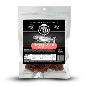 SALMON JERKY - 100% Wild Caught Salmon – Healthy Omega 3 Snack – Unique Valentines Day Gifts for Men, Boyfriend, Husband – Cool Guy Gift Idea