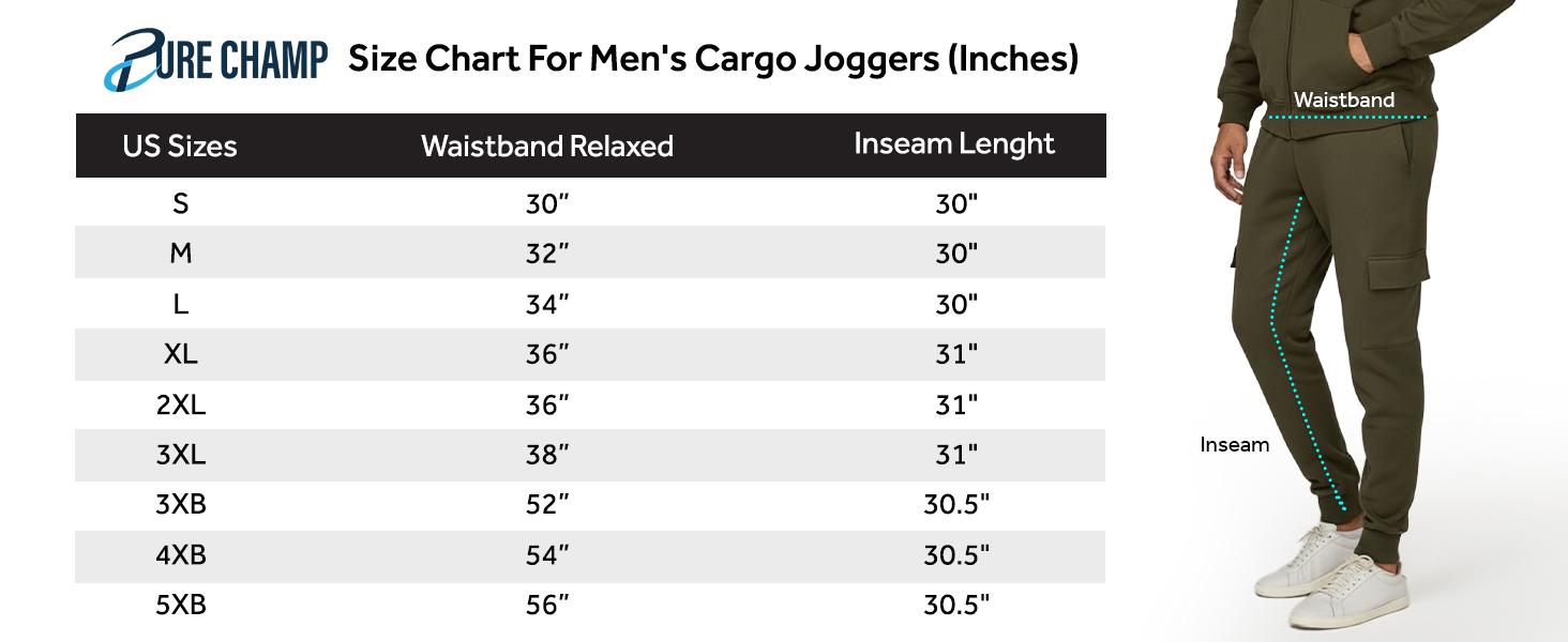 PURE CHAMP Mens 3 Pack Fleece Fabric Active Casual Jogger Activewear Gym Sweatpants for Men with Zipper Pockets Elastic Cuff and Drawstring Size S-3XL PURE CHAMP Mens 3 Pack Fleece Fabric Active Casual Jogger Activewear Gym Sweatpants for Men with Zipper Pockets Elastic Cuff and Drawstring Size S-3XL