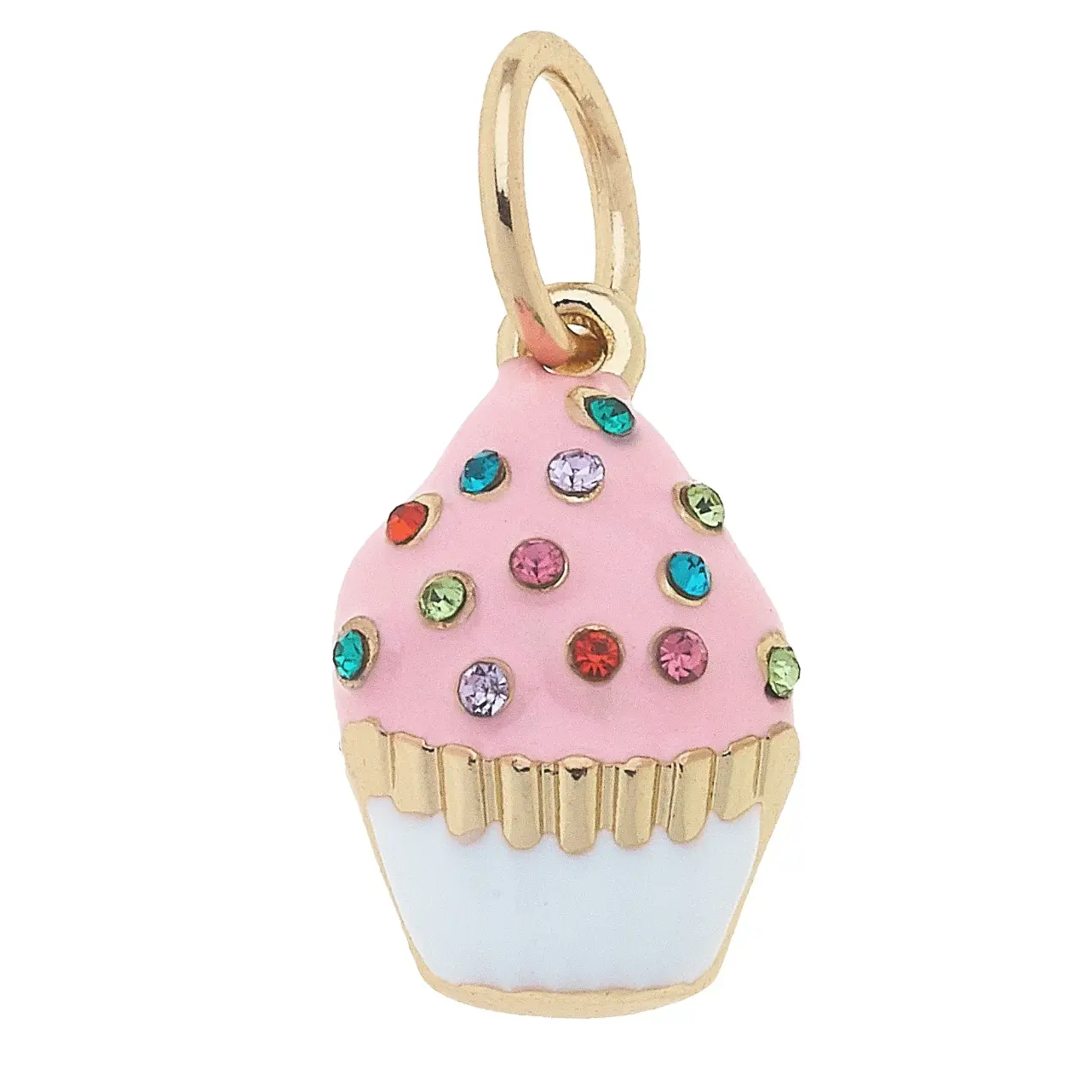 Bejeweled Cupcake Charm, Cupcake with Sprinkles, Casual Wear, One-Piece