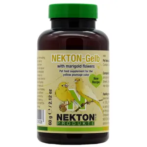 NEKTON-Gelb with Marigold Flowers Intensifies Yellow Feathers Bird Food Supplement