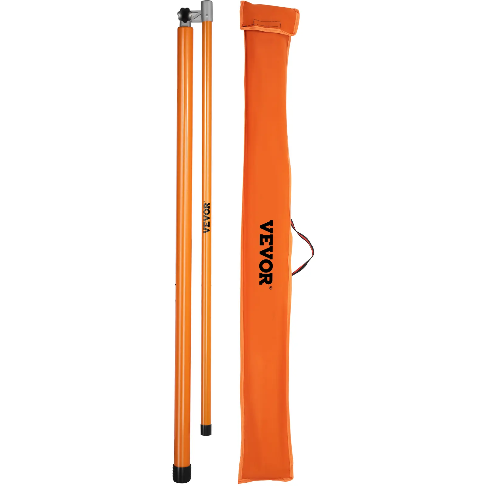 【Summerfinds】VEVOR Load Height Measuring Stick 20\' Sturdy Fiberglass Truck Height Stick with Adjustable PoleNon-conductive Truck Height Measuring Stick with Carrying BagHeight Stick for TrucksCar Haulers